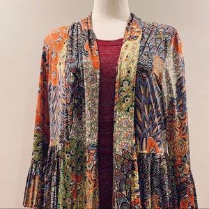 Awesome Shabby Indian Inspired Bell Sleeve Funky